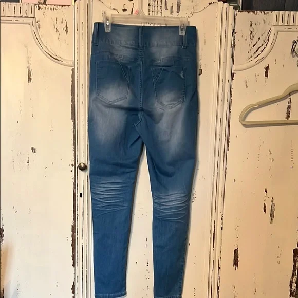 VIP Blue Jeggings with Stretch and Tapered Fit - Picture 6 of 8